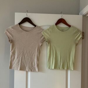 Womens American Eagle Baby Tees Both Size: Small